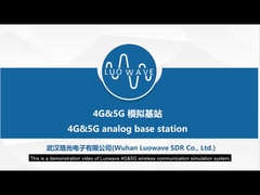 Simulación de comunicación inalámbrica 4G y 5G usando Luowave USRP-LW N310 SDR como el hardware